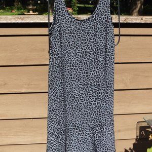 FRESH PRODUCE Cotton Blk/Gray  Sundress XXL